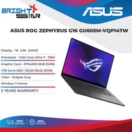ASUS ROG ZEPHYRUS G16 GU605M-VQP147W (U7-155H/32GB DDR5/1TB NVME/RTX4060 8GB DDR6) ECLIPSE GRAY 90NR