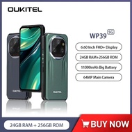 Oukitel WP39 5G Rugged Smartphone 6.60 Inch FHD+ 24GB（6+18)+256GB Android 14 64MP 11000mAh NFC