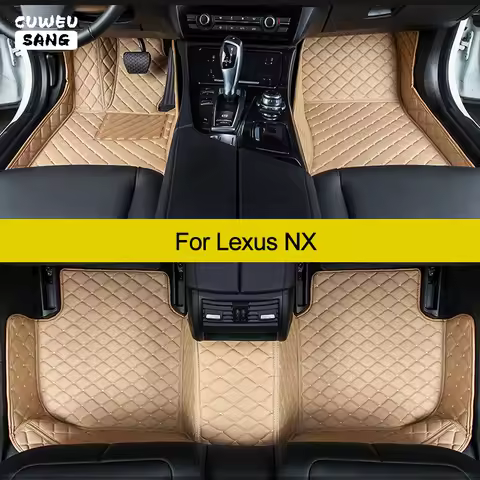 CUWEUSANG Custom Car Floor Mats For Lexus NX NX200t NX250 NX300 NX300h NX350 NX350h NX450h Auto Carp