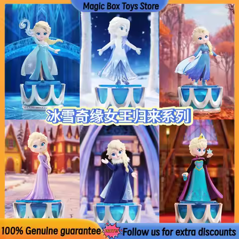 Genuine Toptoy Frozen Queen'S Return Series Blind Box Elsa Anna Collectible Figurine Desktop Ornamen