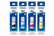 003 ขวดหมึก Epson โทนเนอร์เดิม 65ml สีดำ หมึก epson l3210 Epson L5290 L3250 L3556 L11050 L5590 L3550