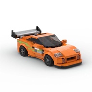 MOC Toyota Supra MK4 Super Sports Cars Building Blocks Toys For Kids Boys And Girls Compatible With 