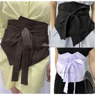 Obi belt brown black white belly wrap cloth/ women's belt/ belt/ women belt/ women's belt/ belt/ wom