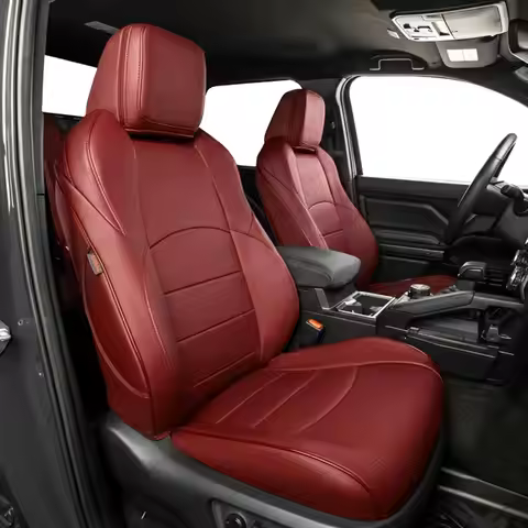 EKR Custom Fit Leather Car Seat Covers for Toyota 4Runner 2010-2026 Full Set of 5 Seats Waterproof P