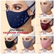 Face Mask Cotton Jovian Diamond Bertali Washable / Mask Jovian / Jovian Mask / Mask Kain Cotton Sejuk Selesa