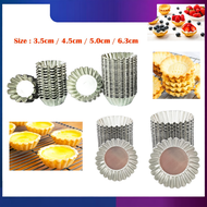 3.5cm/4.5cm/5cm/6.3cm Egg Tart Mould Aluminuim Kuih Tart / Fruit Tart / Mini Tart Mould/ Acuan Fruit