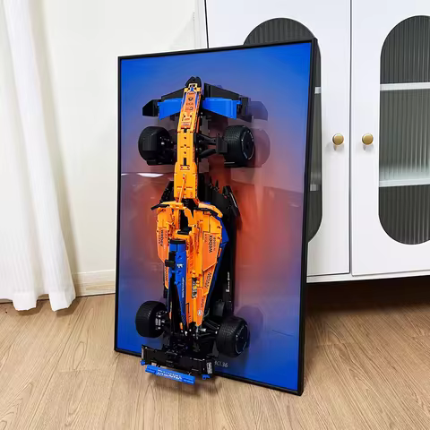 Display Wallboard for Lego 42141 mclaren F1 Formula 1 Adult Collectibles for Lego Car Wall Mount Bui