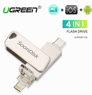 Pendrive 1TB 2TB 4IN1 OTG USB แฟลชไดรฟ์สำหรับ IOS iPhone Android Type C PC 4in1แฟลชไดรฟ์