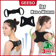 GEESO Back Support Belt Shoulder Posture Corrector Invisible Back Supporter Backbone Support Backbon
