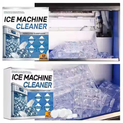 Ice Machine Cleaner Maker Descaler Easy-to-Use Ice Cube Cleaner Ice Maker Cleaner Tablets for Home U