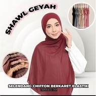 shawl chiffon getah Elastic band