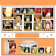 500Pcs Naruto Icon Stickers - Waterproof Anime Decals for Phone, Laptop & Water Bottle Decor