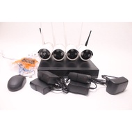 [[ READY STOCK ]] HERO GADGET WIRELESS CCTV CHANNEL 4. NIGHT VISION + WATER PROOF + FREE LIVETIME AP