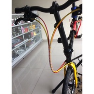 Spiral Wrapping Bands organizer cable Tidying cable folding bike cable seli folding bike fnhon dahon