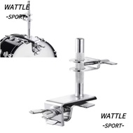 WATTLE Drum Cowbell Clamp, Musical Instrument Support Clip Bass Jazz Drum Parts Drum Cowbell Bracket