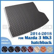 Car Trunk Mat For Mazda 3 Axela Hatchback 2014 2015 2016 2017 2018 Custom Car Accessories Auto Inter