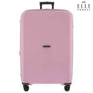 Elle travel Ariel collection 100% pp (polypropylene) กระเป๋าเดินทางขนาดใหญ่ 28"นิ้ว ระบบซิปนิรภัย 2ชั้น ตรงกลางมีซิปขยายเพิ่มความจุ ล้อคู่8 ล้อหมุน 360องศา น้ำหนักเบา คันชักอะลูมิเนียมปรับระดับได้ ด้านหลังมี Luggage tag