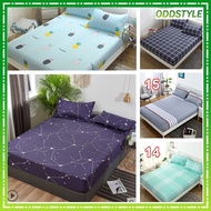 🌟Local Seller 🌟Korea Style Design Single Queen King Fitted Bedsheet Bed Sheet Tilam Pillow Case 3