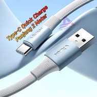 (VIVAN-200S) Type C Data Cable 2 meters long Fast Charging 2.4A Flat Exclusive Cable Vivan Usb C 2 m