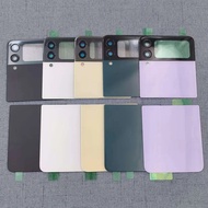 Back Cover Glass Replacement For Samsung Galaxy Z Flip 3 F7110 F711U F711B F711N Battery Cover Rear 