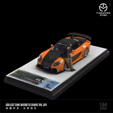 TimeMicro 1:64 RX-7 Veilside Fast & Furious Coated Alloy Car Model