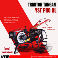 Mesin Traktor Bajak Ladang Sawah YST PRO XL YANMAR Hand Traktor 8.5HP