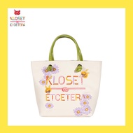 Kloset &amp; Etcetera Floral Fragrance Signature Tote กระเป๋าถือลายดอกไม้