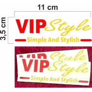 VIP style cutting sticker, VIP style sticker