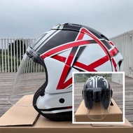 Motorcycle Helmet VZ-RAM 3/4 Single Lens Half Helmet Motorcycle Helmet Helmet Motorcycle Running Hel