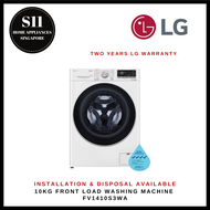 LG FV1410S3WA 10KG FRONT LOAD WASHING MACHINE AI DIRECTDRIVE™ - 2 YEARS MANUFACTURER WARRANTY