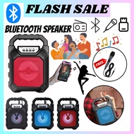 **READY STOCK**Mini Speaker Bluetooth Speaker Bass Speaker Mini Speaker Karaoke Speaker Portable Speaker With Mic
