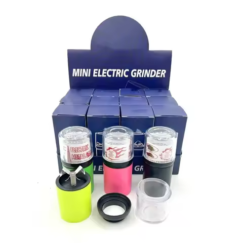Electric Herb Grinder Small Spice Grinder Mini Size Grinder USB-Rechargeable Herb Grinder Portable S