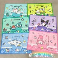 Taiwan Taiwan Ready Stock Ready Stock🦄Sanrio Diatom Mud Floor Mat Kuromi Diatom Mud Floor Mat Bathro