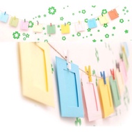 Hanging photo frame - polaroid photo frame plus rope clip - KOREAN 2R photo FRAME - mini photo frame