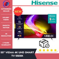 HISENSE  55" 4K UHD SMART TV 55E6K - HISENSE 2 YEARS WARRANTY