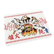 【收納王妃】米奇米妮中國風系列珪藻土餐墊(40x30x0.9)(爐火純青)