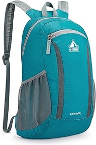 G4Free Hiking Daypack,Water Resistant Lightweight Packable Backpack for Travel Camping Outdoor, Teal