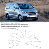 [D1L] 6Pcs For H1 H3 H4 H7 Metal Headlight Bulb Spring Clips Bracket  OE：5ZHSFULLKIT