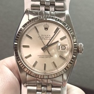 靚狀態 全原裝 36mm Rolex 1601 datejust vintage automatic watch 18k 白金圈 勞力士 古董 機械自動錶 無夜光版本  SWISS MADE  ALL