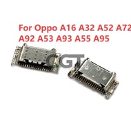 5-50pcs For Oppo A16 A32 A52 A72 A92 A53 A93 A55 A95 USB Charging Connector Plug Dock Socket Port Ch