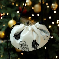 防水布料・【Pinkoi x SOU・SOU】迷你魔法豆袋・貓頭鷹・隨身包