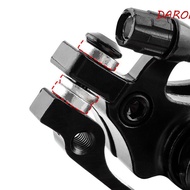 DARON 2pcs M6 Disc Brake Spacer, Aluminum Alloy Spacer Disc Brake Caliper Gasket, Mounting Bolts Bow