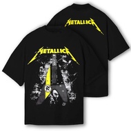 METALLICA 72 VULTURE GITAR TSHIRT BAND OVERSIZED 100% PREMIUM SOFT COTTON 230 GSM