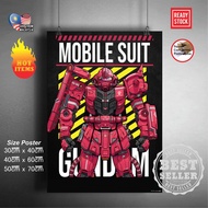 (Ready Stock) Mobile suit Gundam 144 RX-78-2 / RX78-2 / RX78 2 Gundam wall poster sticker deco poste
