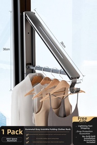 Auzzo | Foldable Hidden Clothes Drying Rack