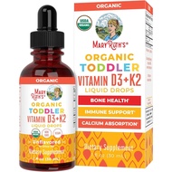 MaryRuth Organics Vitamin D3 | Vitamin K2 | Vitamin D3 K2 Drops | K2 D3 Vitamin Liquid plement for T