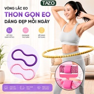 XO Spring Hula Hoops Covered in Knitted Fabric - Safe, Effective Hula Hoops to Reduce Belly Fat, Exe