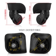 Ready Stock Wholesale Luggage Accessories Wheel Suitcase Wheel Luggage Trolley Case Universal Wheel 