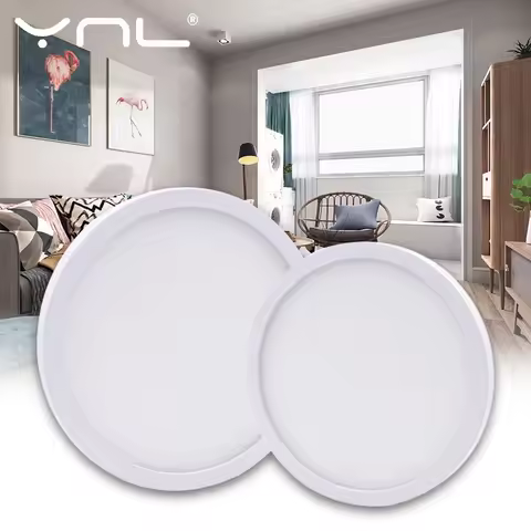 High brightness LED Circular Panel Light 6W 9W 13W 18W 24W Surface Mounted led ceiling light AC 85-2
