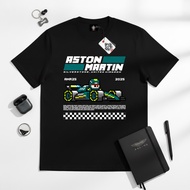 KRMK T-Shirt Unisex Distro Shirt Racing Image F1 ASTON MARTIN LANCE STROLL FERNANDO ALONSO